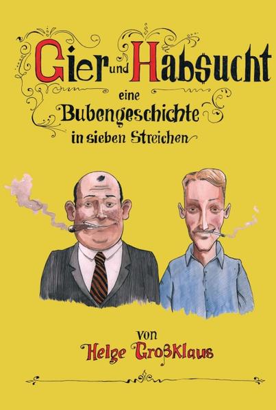 „Ach, was muss man oft von bösen, ehrenwerten Leuten lesen!“. So beginnt diese satirische „Max & Moritz“-Nachdichtung, in der die beiden bösen Buben erwachsen geworden sind! Jetzt treiben sie als Erzkapitalisten namens „Gier & Habsucht“ ihre üblen Streiche. Vom Vorwort bis zum Schluss entfaltet sich die Geschichte auf Grundlage der Original-Dichtung. Die Giftpfeile, die auf den gegenwärtigen amoklaufenden Kapitalismus abgeschossen werden, sind mit gelegentlichen Busch-Zitaten garniert, sämtliche Charaktere orientieren sich an der klassischen Vorlage.