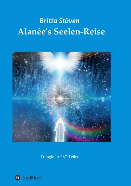 Diese Trilogie in "4" Teilen beruht auf Einblicken und Erkenntnissen, die Britta Stüven auf ihrem seelischen Entwicklungsweg gewonnen hat. Erinnerungen an ihre außerirdische Inkarnation als Alanée sind ebenso in diesem Buch enthalten wie zahlreiche ihrer früheren Erdenleben. Außerdem wird deutlich, dass ihr Schutzengel Emanuel die Jahrtausende hindurch mit seiner bedingungslosen Liebe für sie da war und auch im jetzigen Erdenleben an ihrer Seite ist. Teil I des Buches: Alanée erlebt eine glückliche Kindheit auf dem Planeten Metharia im Alpha-Centauri-System. Als Erwachsene ist sie erfolgreich als Raumschiffkommandantin tätig, bis ihr ein verhängnisvoller Fehler unterläuft, ausgelöst durch Manipulation und optische Täuschung. Zur Bewährung wird Alanée auf den Planeten Erde gesandt. Dort verliebt sie sich in den Atlanter Meldrac und kehrt ihrer Heimat Metharia den Rücken zu. Sie will vergessen, was geschehen ist... Teil II "Alanée's Erdenleben" lässt Sie miterleben, wie sich Britta Stüvens frühere Inkarnationen noch bis ins 20. und 21. Jahrhundert hinein ausgewirkt haben. Außerdem stellt die Autorin sachlich dar, wie begrenzende Prägungen transformiert werden können, um davon befreit im Hier und Jetzt leben zu können. Menschen, die sie als Alanée gekannt hat, spielen auch im jetzigen Leben eine wichtige Rolle. Teil III "Alanée's Visionen" beinhaltet in Romanform eine fiktive beglückende Weiterentwicklung ihres Lebens. Lassen Sie sich überraschen. Im Anhang (Teil IV) finden Sie "Botschaften von Ashtar Sheran". Er ist Kommandant der Intergalaktischen Raumschiffflotte. Liebevoll und klar sind seine wegweisenden Worte, die jede Leserin und jeden Leser dazu ermutigen können, den eigenen Weg zu finden und konstruktiv zu gehen, zum Wohl des Ganzen.