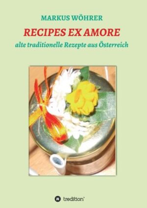 Recipes ex amore - Alte traditionelle Rezepte aus Österreich! Einige der Rezepte, die Sie in diesem Buch finden, stammen aus meiner Familie und wurden teilweise über Generationen weitergegeben. Sie finden darin nicht nur Back-, Kuchen-, Torten- und Rouladenrezepte, sondern auch Rezepte über das Herstellen leckerer Desserts, warmer Mehlspeisen, Likören, Säften, Marmeladen, Tee und einige vergessene Rezepte. In den verschiedenen Rubriken erwarten Sie auch einige schöne Geschichten über die Bedeutung und Herkunft und für was diese Rezepte angewendet wurden. Viel Spaß beim Ausprobieren!