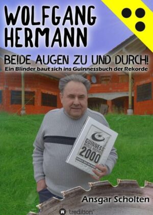 Ein blinder Mann, der auf dem Dach herumwerkelt? Ein blinder Mann, der an der Kreissäge arbeitet? Ein blinder Mann, der eigenhändig Stromleitungen verlegt? Das alles ist Wolfgang Hermann, der blinde Hausbauer aus Niederbayern. Der heute 72-Jährige hat das Kunststück vollbracht, sich trotz Erblindung sein eigenes 930 m² großes Haus zu bauen. Man kann es sich kaum vorstellen, bis man es selbst gesehen hat...