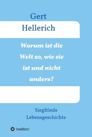 In diesem Buch wird die Lebensgeschichte Siegfrieds erörtert, der sowohl als Kind und auch als Jugendlicher immer wieder die Frage stellt, warum etwas so ist, wie es ist. Er wirft Fragen auf, die den Zweiten Weltkrieg, die Nachkriegszeit, die Schule, die Arbeit, die Familie u. a. betreffen. Sie sind allesamt darauf ausgerichtet die Welt, in die er hineingeworfen wurde, zu verstehen. Warum gibt es Krieg, wenn es doch Frieden geben könnte? Warum zeigt sich Entfremdung in der Arbeit, wenn sie doch ein menschliches Bedürfnis sein sollte? Warum reguliert das Fremde den Menschen, wenn er sich doch selbst regulieren könnte? Warum herrscht Armut in der Welt, wenn viele Menschen im Überfluss leben? Warum ist die Wahrheit so festgefahren und absolutistisch, statt sie offen und perspektivisch zu halten? Warum ist Hoffnungslosigkeit so verbreitet, statt die menschliche Zukunft in der Gegenwart wachsen zu lassen? Alle diese einzelnen Fragen und viele mehr verdichten sich in der zentralen Frage: „Warum ist die Welt so, wie sie ist und nicht anders“? Siegfried setzt sich in seiner Lebensgeschichte mit seiner Welt auseinander und sucht nach Antworten auf das, was sich gegenwärtig manifestiert, aber anders sein könnte.