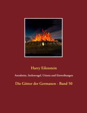 Die Reihe     Die 87 Bände umfassende Reihe "Die Götter der Germanen" stellt die Gottheiten und jeden Aspekt der Religion der Germanen anhand der schriftlichen Überlieferung und der archäologischen Funde detailliert dar.    Dabei werden zu jeder Gottheit und zu jedem Thema außer den germanischen Quellen auch die Zusammenhänge zu den anderen indogermanischen Religionen dargestellt und, wenn möglich, deren Wurzeln in der Jungsteinzeit und Altsteinzeit.   Das Buch     Das Nahtod- Erlebnis ist der Ursprung der Religion: Durch das "out of boy"- Erlebnis, das oft auch "Astralreise" genannt wird, wird offensichtlich, daß es mehr als nur den physischen Körper gibt: die Seele. Die Menschen, die nach einem solchen Nahtod- Erlebnis gelernt haben, willentlich ihren Körper zu verlassen, sind die Schamanen die ersten religiösen, spirituellen und magischen Spezialisten. Ihre Aufgabe ist vor allem das Herstellen der Verbindung der Lebenden zu ihren Ahnen, um von ihnen Rat und Hilfe zu erhalten.    Dieses "Herbeirufen der Ahnen" wurde von den Germanen "utiseta", d.h. "Draußensitzen" genannt wobei dieses "Draußen" das Hügelgrab des betreffenden Ahns war. Diese Ahnen- Rufen wurde von den christlichen Missionaren als "Totenbeschwörung" sehr gründlich verteufelt aber seit einigen Jahrzehnten ist das "utiseta" unbemerkt als "Familienaufstellungen" wieder salonfähig geworden.    Neben den hilfreichen Ahnengeistern gibt es natürlich auch immer wieder mürrische oder gar boshafte Geister so wie es auch unter den Lebenden verschiedene Charaktere gibt. Dieser Teil der Ahnengeister hat die Germanen zu ihren vielen Gespenster- Geschichten inspiriert.    Die Einweihung ist im Wesentlichen eine absichtlich hervorgerufene Jenseitsreise, durch die man Kontakt zu der eigenen Seele und zu den Göttern erhält.