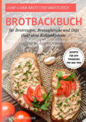 Abnehmen mit der Low-Carb-Diät und trotzdem nicht auf Brot verzichten. Brot selber zu backen hat den Vorteil die Zutaten und den genauen Anteil an Kohlenhydraten zu kennen, damit eine Diät auch erfolgreich ist. Was Sie in diesem Buch erwartet: - abwechslungsreiche und einfache Brot-Rezepte, feine Dips und Brotaufstriche mit wenig Kohlenhydraten - Angabe von Kalorien und Kohlenhydraten für jedes Rezept Die Rezepte (ohne Fotos) mit Schritt-für-Schritt-Anleitung sind geeignet für den Thermomix TM31 und TM5. * - *Bei der Bezeichnung "Thermomix" handelt es sich um eine geschützte Marke der Firma Vorwerk (CH). Inhaltsverzeichnis: Low-Carb Brot-Rezepte Käse-Sesam-Stangen Low-Carb-Mini-Brezeln Schnelles Low-Carb-Kastenbrot (Basisrezept) Schinken-Baguettebrötchen Grill-Brötchen Möhren-Pinienkern-Semmeln Fruchtiger Osterzopf Pikantes Cheddar-Oliven-Brot Salami-Pizza-Brötchen Kokos-Ingwer-Brot Knusper-Knäckebrot "Oopsies" Mini-Kräuter-Fladen Rosmarin-Zaziki-Brot Weihnachtlicher Brotkranz Buttermilch-Bagels Speck-Zwiebel-Ecken Low-Carb Brotaufstriche Bierschinken-Rucola-Aufstrich Eier-Salat mit Krabben Radieschen-Walnuss-Aufstrich Avocado-Creme mit Paprikawürfeln Haselnuss-Creme Low-Carb Dips Knoblauch-Kräuter-Dip Asiatischer Erdnuss-Dip Hüttenkäse-Meerrettich-Dip Macadamia-Peperoni-Orangen-Dip Tomaten-Thymian-Dip