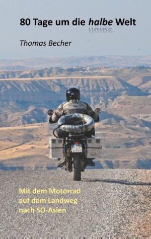 Nach seiner Kündigung erfüllt sich Thomas Becher einen lange gehegten Traum: Einmal mit dem Motorrad über Land nach SO-Asien. Das östliche Anatolien, mit der Eskorte durch den Iran und Pakistan, erst eine Panne, dann ein Unfall in Indien und schließlich die Ankunft in Indochina. Als er nach 80 Tagen und 19.000 km um die halbe Welt wieder zu Hause ankommt, ist vieles anders.