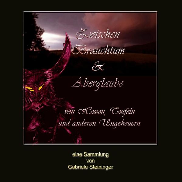 Zwischen Brauchtum und Aberglaube, von Hexen, Teufeln und anderen Ungeheuern, ist eine Sammlung von verschiedenen Bräuchen und Aberglauben. Traditionen und Rituale von Oberpfalz und Niederbayern, aber auch über deren Grenzen hinaus, sind hier festgehalten. Was die Hexen den Legenden nach wirklich in der Walpurgisnacht treiben, welchen literarischen Hintergrund der Osterspaziergang hat, warum in früheren Zeiten die Jungfrauen am 30. November einen Schuh hinter sich warfen und viele andere, teils eigentümliche Bräuche, werden hier beschrieben. Legenden von Hexen, Teufeln und anderen Ungeheuern beeinflussten schon in alter Zeit das Brauchtum der Menschen. Aus der Vergangenheit, bis in unsere heutige Zeit, wurde vieles in veränderter Form weitergetragen.