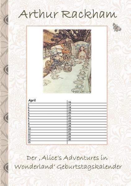 Der 'Alice's Adventures in Wonderland' Geburtstagskalender | Bundesamt für magische Wesen