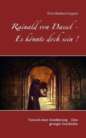 Die Handlung des historischen Romans erzählt die distanzierte Vater-Sohn-Beziehung eines psychopatischen und gefährlichen illegitimen direkten Nachkommens des Rainalds von Dassel im Dunstkreis des Hofs von König und Kaiser Friedrich I. "Barbarossa". Bei der Einbettung fiktiver Teile im Roman sind Fakten, Daten, Personen und Örtlichkeiten in den überwiegenden Fällen belegt oder Stand der Historienforschung. Aber wer garantiert bei einem Mangel an Überlieferung von Informationen aus dem frühen Mittelalter, ob Fiktion nicht auch die Wahrheit sein könnte. Fiktion und Wahrheit sind auch austauschbar, wenn die Realität aus frühen Zeiten nicht mehr zu ergründen ist. Eine Tatsache, die die Fantasie eines Autors anregt und ihr keine Grenzen setzt.