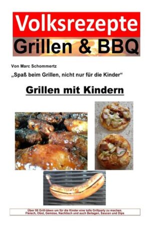 Grillen, das ist Nahrungsmittelzubereitung mit Feuer, ganz wie bei den Urzeit Menschen. Dabei wird das Gargut nicht immer nur direkt über dem Feuer gegart sondern auf die verschiedensten Weisen zubereitet. Nichts macht mehr Spaß als mit Kindern ein tolles Lagerfeuer zu machen, und auf der Glut zu grillen. Es müssen nicht immer nur industriell eingelegte Nackensteaks und Würstchen sein, sondern hier finden Sie tolle Ideen die man auf einfache Weise für geschmackvolle Highlights zur Kinder-Grillparty selber machen kann. Grillgerichte machen Kinder Neugierig, wenn sie tolle Namen haben. Zumeist hat man bei Kinderpartys sowieso ein Motto oder Thema, worauf man die Namen der Speisen anpassen kann.