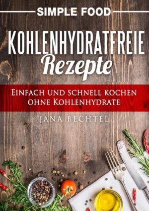 Du willst mit kohlenhydratfreier Ernährung abnehmen, weißt aber nicht so recht, ob es das richtige für dich ist und kennst auch gar keine guten und einfachen kohlenhydratfreien Rezepte? Damit bist du absolut nicht allein. Fast alle Menschen, die ihre Ernährung initial auf No Carb bzw. Essen ohne Kohlenhydrate umstellen wollen, stehen vor Problemen wie diesen: - Sie wissen überhaupt nichts über die Ernährung ohne Kohlenhydrate - Sie wissen nicht, was “kohlenhydratfrei” eigentlich ist - Sie bekommen keine Gewohnheit in ihre Ernährung - Sie stehen vor dem leeren Kühlschrank und wissen nicht, was sie essen sollen - Die Entwicklung von eigenen No Carb Rezepten fällt ihnen extrem schwer - Äußere Einflüsse (z.B. Essen gehen mit den Kollegen), machen ihre No Carb Pläne schnell wieder zunichte. Plane dein Essen mit einfachen Rezepten ohne Kohlenhydrate zum nachkochen. Lerne aber zu allererst, was es heißt, kohlenhydratfreie Lebensmittel zu benutzen, welche Vorteile es bietet und warum mit “kohlenhydratfrei” nicht 0,0g Kohlenhydrate gemeint ist. Das Buch In meinem Kochbuch ohne Kohlenhydrate findest du 50 einfach nachzukochende No Carb Rezepte, damit dir nichts mehr in die Quere kommt und du einfach kohlenhydratfrei kochen kannst. Ich zeige dir ebenso, was “kohlenhydratfrei” eigentlich bedeutet. Kohlenhydratfrei essen ist ein Lifestyle, keine auf Zeit beschränkte Diät. Am Ende wirst du also wissen, was du eigentlich mit der kohlenhydratfreien Diät bzw. No Carb bezweckst, was in deinem Körper passiert, wieso es gesund ist, was die Vor- und Nachteile sind und obendrauf hast du auch schon ordentlich Anregungen, was es so auf den Tisch kommen “kann” mit einem kleinen Kochbuch für kohlenhydratfreie Rezepte.