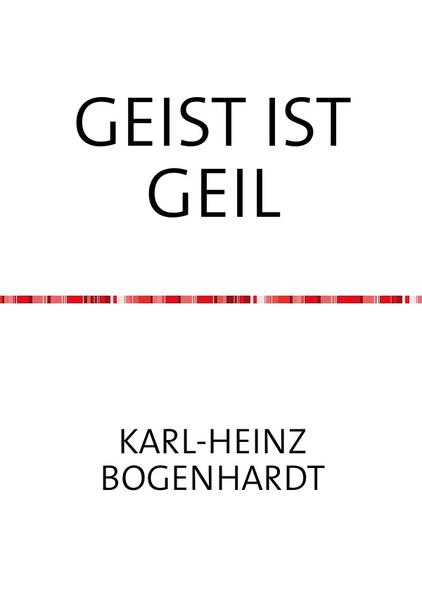 Es ist eine Sammlung Cartoons mit Bezug auf den Begriff "Geist". Der Titel ist eine Anspielung auf den Werbeslogan "Geiz ist geil". Es sind satirisch angelegte Zeichnungen. Einige davon wurden in diversen Zeitungen und Zeitschriften veröffentlicht. Entstanden sind sie in einem relativ kurzen Zeitraum vor einigen Jahren, als Ausgleich und andere Ausdrucksmöglichkeit zu meinen literarischen Arbeiten. Aber sie sind keine sogenannten "Nebenherprodukte", sondern mit voller Intensität geschaffen worden. Es wäre schön und im Sinne des Urhebers, wenn die Arbeiten dem Betrachter Vergnügen und eventuell die eine oder andere Bestätigung entlocken könnten.