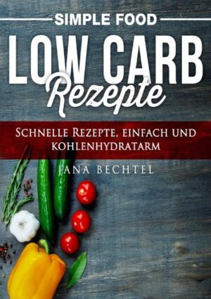 Du liebst Low Carb Rezepte, dir gehen aber mittlerweile die Ideen aus und du kennst auch gar keine guten und einfachen Rezepte? In unserer Welt sehnen wir uns nach Abwechslung und auch nach Zeitoptimierung. Viele Menschen stehen daher vor Problemen wie diesen: - Sie wollen sich low carb ernähren, wissen aber nicht wie - Sie wissen nicht, was eigentlich “low carb” bedeutet - Sie bekommen keine Gewohnheit in ihre Ernährung - Sie stehen vor dem leeren Kühlschrank und wissen nicht, was sie essen sollen - Die Entwicklung von eigenen Rezepten fällt ihnen extrem schwer - Äüßere Einflüsse (z.B. Essen gehen mit den Kollegen), machen ihre Pläne schnell wieder zunichte. Plane dein Essen mit einfachen Rezepten zum nachkochen. Das ist der Grundgedanke der Buchreihe “Simple Food”. Du lernst bei mir, wie du einfache und schnelle Gerichte zubereitest, die auch noch gesund und low carb sind. Zusätzlich dazu, erkläre ich dir in meinem Low Carb Kochbuch noch etwas über die Ernährungsform Low Carb Das Buch In meinem Buch findest du 50 einfach nachzukochende Low Carb Rezepte, damit dir nichts mehr in die Quere kommt und ich zeige dir ebenso, was es bedeutet, sich low carb zu ernähren. Low Carb ist ein Lifestyle, keine auf Zeit beschränkte Diät und dazu gehört auch eine entsprechend abgestimmte Ernährung. Diese soll aber auch Spaß machen. Ziel des Buches soll es sein, dass du danach weißt, was Low Carb ist, welche Tücken diese Ernährungsform hat und wie du dein Leben darauf abstimmen kannst. dazu gibt es natürlich tolle und einfache Rezepte, die dir gefallen werden. Fange jetzt an, deine Ernährung zu optimieren und dein Leben auf eine Low Carb Ernährung abzustimmen. Verändere nicht nur deinen Körper, sondern dein Leben!