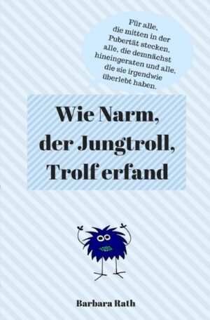 Trolle sind stark, groß, wild, laut, laufen immer barfuß, frieren nie, raufen oft und spielen unheimlich gern Trolleyball. Trolle sind unglaublich cool! Nur Narm nicht. Das empfindet er selbst zumindest so. Es liegt wohl daran, dass er erst in die dritte Klasse geht und deshalb einfach zu jung ist, um schon in die Trollität zu kommen. Die verändert nämlich alles: Jungtrolle werden im Verlauf der Trollität zu ganzen Kerlen! Narm jedenfalls hat die Nase gestrichen voll davon, bloß ein mickriger Jungtroll zu sein. Er muss sich eine Menge einfallen lassen, damit der viel größere und stärkere Brodo ihn nicht total unterbuttert. Aber glücklicherweise ist Narm ja der geborene Erfinder. Die Geschichte vom den schrägen Problemen des Kindseins und Heranwachsens für Menschen ab 8 führt in die fantastische „Erste Unterwelt“ mit all ihren Trollen, Elfen, Wolfshamstern, den Griemeln, Milchbäumen und vielen anderen amüsanten Lebensformen, die samt und sonders in Trollland harmonisch zusammenleben - na ja, sie leben in wunderbarer Harmonie, wenn sich alle an die bestehenden Regeln halten …