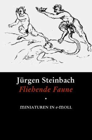 Nach einem Roman und einer Novelle legt Jürgen Steinbach jetzt eine Sammlung von Texten vor, die eine klassische Einordnung nicht erlaubt. Geschichten, auf wenige Seiten, manchmal nur Zeilen, komprimiert, sind als Geschichten oft kaum mehr wahrnehmbar. Man könnte meinen, Sprache sei Handlung genug: karg und eisig, ausufernd und entflammt − und Alles in Einem. Steinbach zeigt in seinen miniaturen, wie man auf kleinem Raum und fast bescheiden eine große Welt beschreiben kann, teilweise brutal, teilweise zärtlich aber stets einfühlsam und niemals ganz ohne diesen besonderen Ton, der immer etwas schräg klingt und unter die Haut geht. Zum Hiersein ver- dammt aber Bleiben geht nicht einfach. Gedanken, manchmal nur Splitter davon, schaffen es, dem Leser eindrucksvoll klar zu machen, dass es etwas gibt, was man sich kaum vorstellen kann: Fliehende Faune. Gefangen in einem Netz aus Skepsis und Melancholie, suchen die Protagonisten nach einem Ausweg im Woanders und verfallen einer Romantik, die es so scheinbar nicht mehr gibt.