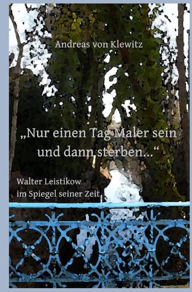 Kaiser Wilhelm II. schimpfte, er hätte ihm „den ganzen Grunewald versaut“, Lovis Corinth, Max Liebermann und Gerhart Hauptmann lobten seine Fähigkeiten und Zivilcourage: Walter Leistikow. 1865 als Sohn eines Apothekers in der Provinz Westpreußen geboren, entwickelte er sich zum malenden Kosmopoliten, der an den kunstreformerischen Strömungen Ende des 19./Anfang des 20. Jahrhunderts entscheidend teil hatte. Leistikow war Mitbegründer der „Vereinigung der XI“ und der Berliner Sezession. Darüber hinaus verkehrte er mit namhaften Künstlern im In- und Ausland und verteidigte den noch unbekannten Edvard Munch gegen die Häme des wilhelminischen Establishments. Als er 1908 seinem Leben ein Ende setzte, war die Kunstwelt schockiert. Corinth widmete ihm eine Biografie, Kunstkritiker bescheinigten ihm schöpferische Eigenständigkeit und Unabhängigkeit. Das vorliegende Buch basiert auf Aussagen von Zeitgenossen. Dabei wird nicht nur der Künstler, sondern auch der Mensch Walter Leistikow unter die Lupe genommen.