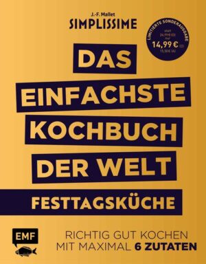 - Über 200 einfach geniale Rezepte für festliche Anlässe - schnell zum Express-Menü kombinierbar - Wenig Einkauf, kein Vorbereitungsstress! Maximal 6 Zutaten, maximal 20 Minuten Vorbereitungszeit und ohne Vorkenntnisse umsetzbar - Gäste spielend beeindruc