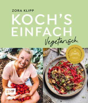 - Endlich: ein vegetarisches Kochbuch von Zora Klipp - bekannt aus der Sendung "Zora kocht's einfach" (NDR), Mein Nachmittag (NDR) und dem Kliemannsland - Mit 80 grandiosen und easy Rezepten ohne viel Chi-Chi, aber mit garantierter Punktlandung für alle G