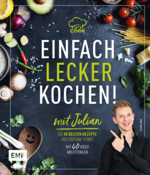 - Das erste Kochbuch des erfolgreichen YouTube Kanals Let’s Cook - Einfach lecker kochen mit Julian - Über 80 schnelle Lieblingsrezepte von Julian super easy nachkochen - jedes Gericht mit exklusiv produziertem Video - So lernt einfach jeder kochen: Das W