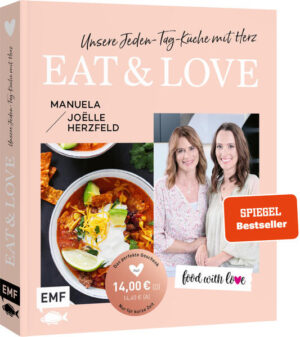 - Bestseller-Garantie: Das erste Kochbuch des Erfolgs-Duos von "Food with Love" - auf Nachfrage der Fans ganz ohne Thermomix - Super einfache Jeden-Tag-Küche mit viel Liebe: Mehr als 70 einfache und leckere Rezepte, die glücklich machen - 176 Seiten mit w