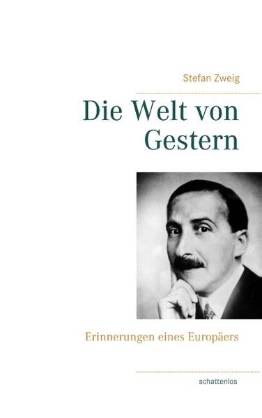 "Die Welt von Gestern", mit dem Untertitel "Erinnerungen eines Europäers", ist ein autobiografisches Werk Stefan Zweigs. Das Buch entstand kurz vor Zweigs Tod in den letzten Jahren (von 1939 bis 1941) seines Exils und erschien 1942. Zweig schildert darin sein Leben von der Kindheit in Wien bis zum Aufkommen der Nationalsozialisten. Er liefert aber auch einen objektiven Blick auf die Kultur des alten Europas.