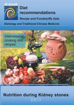 di-book - nutritional counseling after syndromes - Diet recommendations, recipes and food supplements for supporting the school medicine therapy. The recipes help you to cook tasty dishes. All recipes with cooking instructions, calorie indications and description of the effect. The foods are shown in categories recommended, yes, little and no and help you to orientate if your own recipes should be cooked.