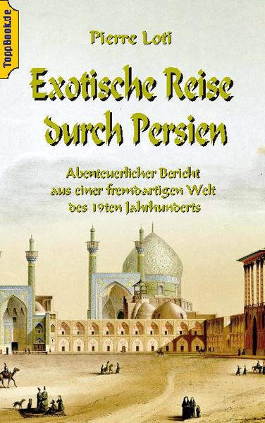 "Wer mit mir kommen und die Zeit der Rosenblüte in Ispahan sehen will, der mache sich gefasst auf die Gefahren eines Rittes über unwegsame Pfade auf stürzenden Pferden und auf das Gewirr der Karawansereien, wo man übereinander geschichtet in einer Nische aus gestampftem Lehm zwischen Mücken und Ungeziefer schläft ... Wer mit mir kommen und die alte Stadt der Ruinen und der Mysterien, mit allen ihren kleinen Kuppeln, ihren blauen Minaretts von unwandelbarer Glasur aufsteigen sehen will ... der bereite sich vor auf lange Märsche in der sengenden Sonne, bei den rauen, kalten Winden der höchsten Regionen, über diese Hochländer Asiens, die hochgelegensten und ausgedehntesten der Welt, die einst die Wiege der Menschheit waren, heute aber in Wüsten verwandelt sind ... Wir reiten vorüber an Phantomen von Palästen aus mausgrauem Kiesel, dessen Gestein dauerhafter und feiner ist als das des Marmors. Dort wohnten einstmals die Herren der Erde, und an ihrem Eingang wachen seit mehr als zweitausend Jahren Kolosse mit großen Flügeln, von der Gestalt eines Stieres, dem Antlitz eines Menschen und der Tiara eines Königs ..." So beginnt dieser Reisebericht in eine exotische Welt des 19ten Jahrhunderts.