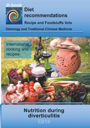 di-book - nutritional counseling after syndromes - Diet recommendations, recipes and food supplements for supporting the school medicine therapy. The recipes help you to cook tasty dishes. All recipes with cooking instructions, calorie indications and description of the effect. The foods are shown in categories recommended, yes, little and no and help you to orientate if your own recipes should be cooked.