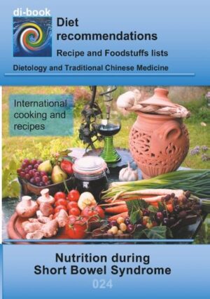 di-book - nutritional counseling after syndromes - Diet recommendations, recipes and food supplements for supporting the school medicine therapy. The recipes help you to cook tasty dishes. All recipes with cooking instructions, calorie indications and description of the effect. The foods are shown in categories recommended, yes, little and no and help you to orientate if your own recipes should be cooked.