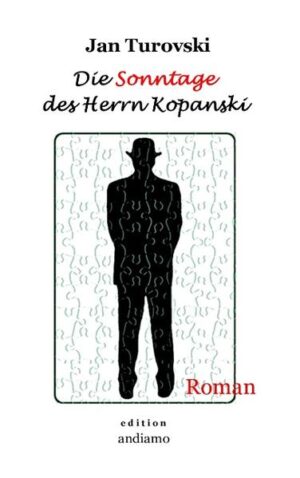 Ein unauffälliger Mann Ende Vierzig. Ein Warenhausdetektiv, der in seiner Freizeit ein Buch über Ladendiebstahl schreiben will, aber nicht über die ersten Sätze hinauskommt. Ein Untermieter, den die eindeutigen Angebote seiner Wirtin irritieren. Ein eigenbrötlerischer Einzelgänger, der sonntags mit Hilfe von Polaroidaufnahmen ein Inventar seiner Stadt anfertigt: Das ist Kopanski, als er "die Frau" kennenlernt, eine Frau, die seine Fantasie nicht mehr loslässt. Doch je mehr er ihr nachspürt, je mehr er versucht, sie in sein Leben einzuplanen, desto unverständlicher wird sie ihm. Je verzweifelter er sich bemüht, eine eindeutige Wahrheit zu finden, desto unausweichlicher treibt er in die Katastrophe. Stimmen zur Erstausgabe 1988: "Es ist eine Geschichte von Einsamkeit, Realitätsverlust und zunehmend wahnhafter Verzerrung der Wirklichkeit, die der in Bonn lebende Jan Turovski in seinem ersten Roman erzählt. In einer seltsam kurzatmigen Kunstsprache folgt Turovski seinem namensähnlichen Helden stets beklemmend dicht, so dass der Leser ganz auf die eingeschränkte Weltsicht des zugleich bedauernswerten und gefährlichen Kopanski verwiesen bleibt." Die Zeit, Karl-Markus Gauß "In Die Sonntage des Herrn Kopanski schildert Turovski in eindringlicher Sprache, wie der Realitätsverlust des Mannes alle Hoffnung auf Liebe und Wärme in einer Katastrophe enden lässt." Hörzu "Jan Turovski erzählt die Geschichte Kopanskis mit großer Sprachdisziplin. Akribische Genauigkeit in der Charakteristik, spannende Handlungsabfolge und eine zeitnahe Thematik machen Jan Turovskis Roman zur fesselnden Suche nach der Lebenswahrheit." Kölnische / Bonner Rundschau