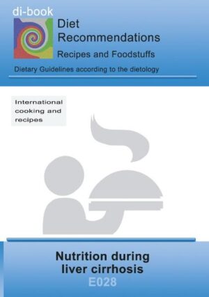 di-book - nutritional counseling after syndromes - Diet recommendations, recipes and food supplements for supporting the school medicine therapy. The recipes help you to cook tasty dishes. All recipes with cooking instructions, calorie indications and description of the effect. The foods are shown in categories recommended, yes, little and no and help you to orientate if your own recipes should be cooked.