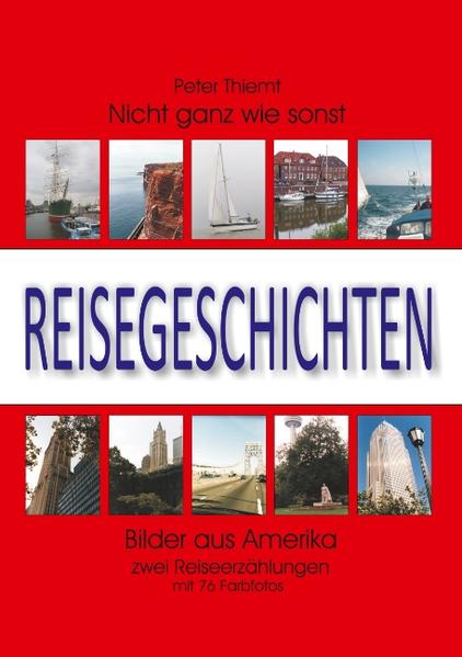 "Nicht ganz wie sonst" erzählt die Geschichte einer Segeltour nach Hamburg. Drei Männer machen sich anfangs ohne rechtes Ziel zu ihrer alljährlichen Frühjahrstour auf. Irgendwo auf der Nordsee einigen sie sich auf einen ersten Zwischenstopp in Hamburg. Danach führt ihre Segelreise sie nach Helgoland und Hooksiel im Jadebusen. Ein ruhiger, häufig launiger Bericht, der gegen Ende ungewollt dramatische Züge annimmt. Die Besatzung der Kohinoor gerät in der Nacht ohne jede Vorwarnung in einen Seenotfall und beteiligt sich an der Suche nach drei vermissten Seeleuten. Völlig anderes berichten die "Bilder aus Amerika", die eine kurze Reise in die Staaten lebendig werden lassen. Der Autor schildert die Eindrücke und Erlebnisse dieser facettenreichen Fahrt viele Jahre später seiner Ehefrau, die das Erlebte gern noch einmal Revue passieren lassen möchte. Dazu bedient er sich alter, schon angegilbter Fotos aus dem Familienalbum und malt so ein ganz persönliches Bild der Städte New York, Dallas, Cleveland und Buffalo mit den Niagarafällen. Eine erlebnisreiche interessante Tour dreier Menschen, die sich gut verstehen.