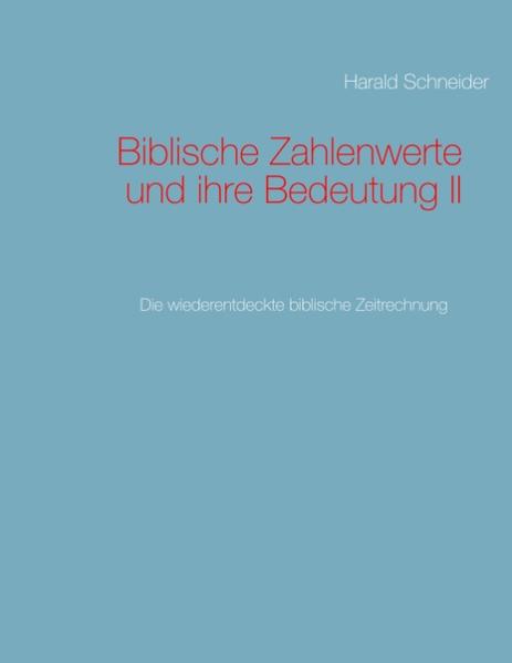 Unter dem Buchtitel: "Biblische Zahlenwerte und ihre Bedeutung-Antworten aus Sicht der biblischen Chronologie" wurde 2016 eine Tür aufgestoßen, die lange Jahrhunderte verschlossen war. Das Menetekel (Dan 5) wurde als Zahlenwert auf die Länge der Dynastie Nebukadnezars zurückgeführt und mit der 666 (Apk 13) als eines Menschen Zahl in eine unmittelbare Verbindung gebracht. Der Titel "Biblische Zahlenwerte und ihre Bedeutung-Die wiederentdeckte biblische Zeitrechnung" widmet sich jetzt den wiederentdeckten Siebenern als Zeitrechnung. Die Siebener werden historisch beleuchtet und vier lebende Geschöpfe als vier Lebensräume von 3 ½ Zeiten rausgestellt (Apk 11). Die Wochen-Angaben Daniels werden einzeln beleuchtet und Varianten des Siebeners und Feinabstimmungen aufgezeigt (Dan 9). Daniel 8 wird wegen dem Heiligtum, das allmählich übergeben wird, als zweiter Strang in die Gegenwart anschaulich. Die Schrift des Sem wird mit dem 364-Tage-Jahr astronomisch korrekt aufgeschlossen.