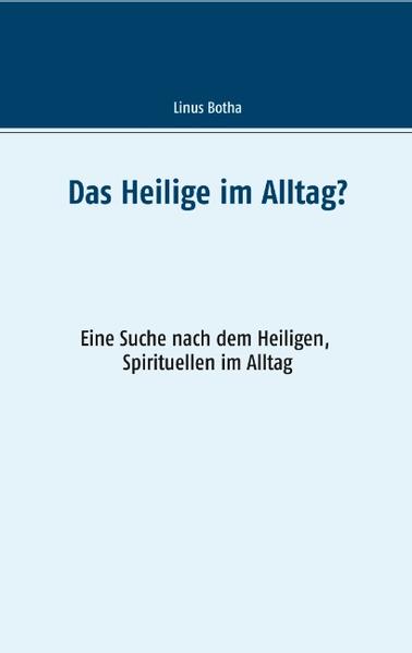 Dieses Buch möchte verschiedene Zugänge zum Heiligen, zu Spiritualität ermöglichen. Das Heilige ist rational und irrational zugleich und entzieht sich jeglicher Kontrolle-und doch können wir Heiliges fragmenthaft immer wieder erfahren, wenn wir uns auf den Weg machen, "Es" zu suchen und zu finden, wenn wir ins Gespräch, in den Dialog gehen, wenn wir Räume der Stille zulassen.