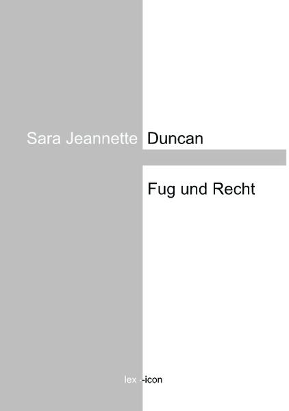 Der Roman aus der Spätphase der britischen Herrschaft in Indien, in dem ein Inder stirbt und ein englischer Soldat gegen alle Widerstände nach Recht und Gesetz verurteilt wird, zieht die kanadische Schriftstellerin Sara Duncan den Leser in einen Mahlstrom der Sympathien und zeigt, dass die Fahrt nach dem moralischen Kompass auch in die Irre führen kann. In 'Set in Authority' (1906) wirft sie einen kritischen Blick auf das anglo-indische Milieu, dem sie lange Zeit angehörte und das sie als Journalistin nicht ohne Ironie darzustellen wusste. Die Erzählung bildet den Höhepunkt des bei uns völlig zu Unrecht unbekannten Werks einer Autorin, die den Vergleich mit den Besten ihrer Generation mühelos besteht.