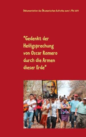 Am 24. März 1980 wurde Oscar Romero durch Auftragsmörder der reichen Minderheit in El Salvador ermordet. Die Besitzlosen des Kontinents, "Gottes Lieblinge", sprachen den Bischof sofort heilig. Jahrzehnte später wird unter Bischof Franziskus von Rom jetzt auch die kirchenamtlichen Kanonisation (2015/2018) nachgeholt. An das "Lehramt von unten" erinnert der im vorliegenden Buch dokumentierte Ökumenische Aufruf zum 1. Mai 2011: "Wir bitten Euch, der Heiligsprechung des Märtyrers San Oscar Romero durch die Armen Lateinamerikas und durch Freundinnen und Freunde Jesu auf dem ganzen Erdkreis zu gedenken. (...) Diese 'Beatifikation' ohne ein teures Verfahren von Kirchenbehörden verbreitet eine frohe Kunde unter dem Wehen des Gottesgeistes: 'Das Beispiel unseres Bruders San Oscar Romero zeigt uns, wie schön und mutig wir Menschen werden können, wenn wir beginnen, der Botschaft Jesu zuzuhören'." Der Band erschließt alle Begleittexte, Zuschriften und Sprachversionen zum internationalen Aufruf "San Romero", die Namen der unterzeichnenden Christinnen & Christen und Organisationen aus über 20 Ländern sowie die Impulse eines Ermutigungsabends. Über Romeros Weg und Bedeutung informiert ein "Lesesaal" mit Beiträgen von Norbert Arntz, Andreas Hugentobler, Willi Knecht, Martin Maier SJ, Paul Gerhard Schoenborn, Stefan Silber u.a.-Vertreter einer basiskirchlichen Perspektive zeigen auf, dass Establishment und Traditionalisten das Zeugnis Romeros zähmen wollen. Doch dieser Märtyrer ruft uns zum Aufbruch in einer Kirche der Armen.