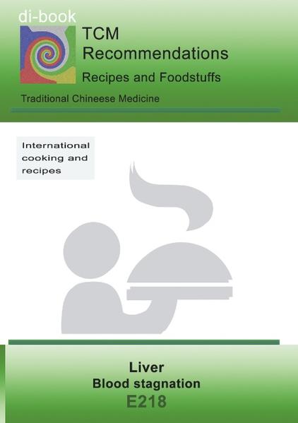 di-book - nutritional counseling after TCM syndromes - Diet recommendations, recipes and food supplements for supporting the therapy. The recipes help you to cook tasty dishes. All recipes with cooking instructions, calorie indications and description of the effect. The foods are shown in categories recommended, yes, little and no and help you to orientate if your own recipes should be cooked.