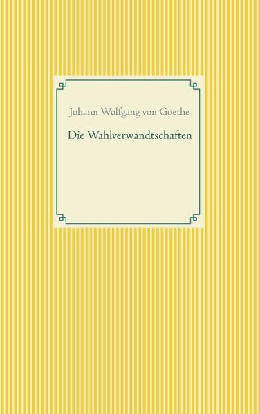 Im Jahr 1809 veröffentlichte Goethe seinen Roman 'Die Wahlverwandtschaften', der auch als sein rätselhaftester bezeichnet wird. Der Erzähler stellt eine Paaridylle vor, die jäh gestört wird durch zwei hinzukommende Menschen. - Charlotte und Eduard führen ein scheinbar glückliches, zurückgezogenes Leben auf Ihrem Landgut. Doch es gibt Zuwachs auf dem Gut. Eduard nimmt seinen in Not geratenen Freund Otto auf, Charlotte ihre verarmte Nichte Ottilie. Die neue Situation erzeugt neue Beziehungen, neue Gefühle und eben auch neue Konflikte.