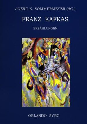 Nach Franz Kafkas Romane: Der Verschollene (Amerika), Der Prozess, Das Schloss (Hrsg. von Joerg K. Sommermeyer, Orlando Syrg, Berlin 2017, OrSyTa 52017) wird die Kafka-Ausgabe fortgesetzt und findet ihren Abschluss mit Kafkas erzählerischen Prosa. Sowohl die zu seinen Lebzeiten veröffentlichten als auch die von ihm hinterlassenen Texte, einschließlich der Zürauer Aphorismen (Betrachtungen über Sünde, Leid, Hoffnung und den wahren Weg) und des Briefs an den Vater, werden vorgelegt. Das Urteil, Die Verwandlung, Ein Landarzt, In der Strafkolonie, Ein Hungerkünstler, Josefine, die Sängerin oder Das Volk der Mäuse, Forschungen eines Hundes und Der Bau sind längst legendäre Klassiker.