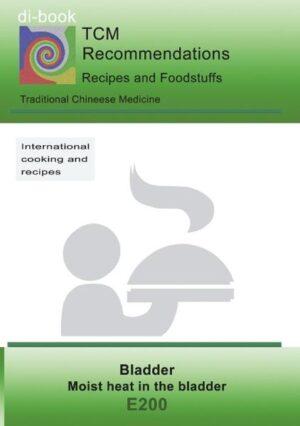 di-book - nutritional counseling after TCM syndromes - Diet recommendations, recipes and food supplements for supporting the therapy. The recipes help you to cook tasty dishes. All recipes with cooking instructions, calorie indications and description of the effect. The foods are shown in categories recommended, yes, little and no and help you to orientate if your own recipes should be cooked.