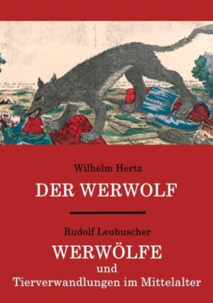 Zwei der bekanntesten Bücher zum Thema Werwölfe in einem Band. Die vorliegenden Arbeiten von Wilhelm Hertz und Rudolf Leubuscher sind Standardwerke über den Werwolfglauben der Völker der Welt. Obwohl sie bereits im 19. Jahrhundert geschrieben wurden, haben sie auch heute nichts von ihrer Aktualität eingebüßt. Zur Bearbeitung der Originaltexte: Alle fremdsprachigen Textstellen wurden übersetzt, die Orthographie der modernen angepasst, und sonstige Unklarheiten beseitigt, die dem heutigen Leser sehr große Schwierigkeiten beim Studium der beiden Werke bereitet hätten. Des Weiteren wurde "Der Werwolf" von W. Hertz in überschaubare Kapitel eingeteilt, die in dieser Form im Originaltext nicht vorhanden sind, die allerdings das Buch nun überschaubarer gestalten.