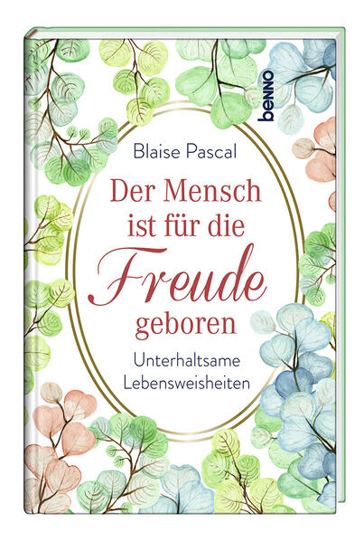 Der vor 400 Jahren geborene große Naturwissenschaftler und Philosoph Blaise Pascal schrieb über Glück, Liebe und Glaube - mit erstaunlicher Präzision und Aktualität. Seine unterhaltsamen Gedanken sind geprägt von Lebenserfahrung und Logik. Wie die Pascalsche Wette vereinen sie Herz und Verstand. Mit den hier versammelten Aphorismen lernen Sie den berühmten Mathematiker und Physiker von einer neuen Seite kennen! • aktuell zum 400. Geburtstag am 19. Juni 2023 • populäre und einprägsame Gedanken über das Leben • mit Natur-Aquarellen illustriert • inklusive umfangreich bebilderter Biografie