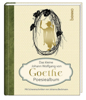Dieser besondere Goethe-Gedichtband ist mit Scherenschnitt-Bildern der Künstlerin Johanna Beckmann gestaltet. Ihre Jugendstil-Illustrationen eröffnen neue Perspektiven auf die altbekannten Verse und lassen Spielraum für Fantasie und Vorstellungskraft. Die schwarzen Silhouetten sind außerordentlich fein und detailreich ausgearbeitet. Freuen Sie sich auf das „Heidenröslein“, den „Ginkgo biloba“, „Wanderers Nachtlied“, „Suleika“ und vieles mehr! • ausgewählte Verse des großen deutschen Dichters • illustriert von der Scherenschnitt-Meisterin Johanna Beckmann • klassisch-stilvolles Layout