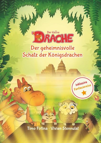 **Drachenstarker Lesespaß zum Vorlesen und für Erstleser: Ein verschwundenes Drachenvolk soll einen geheimnisvollen Schatz im Dschungel versteckt haben - klar, dass der kleine Drache und seine Freunde Zana, Fiona und Mo sofort auf Schatzsuche gehen. Nur dem Igel Mo schlottern beim Gedanken daran ein wenig die Knie, schließlich soll der Schatz von gefährlichen Dschungelmonstern bewacht werden. Gemeinsam wagen sich die Freunde in den Dschungel - und finden tatsächlich die Überreste eines alten Tempels. Nur vom Schatz fehlt jede Spur. Als die Freunde sich bei ihrer Suche aufteilen, hören sie plötzlich einen durchdringenden Schrei: Mo ist verschwunden. Wurde er von den Dschungelmonstern geschnappt? Werden der kleine Drache, Zana und Fiona ihren Freund und den Schatz finden? Begleite die Freunde auf ein fantastisches Abenteuer, bei dem sie einem Geheimnis auf die Spur kommen, das selbst ihre kühnsten Träume übersteigt… Eine spannende Geschichte, die Kinder ganz nebenbei dazu inspiriert, sich auf die Suche nach den eigenen Stärken zu machen. Inklusive Fantasiereise zum Vorlesen, um den eigenen inneren Schatz (Stärken, Interessen & Begabungen) zu entdecken. Teil 2 der Drachenstark- Buchreihe für Kinder ab 6 Jahren.