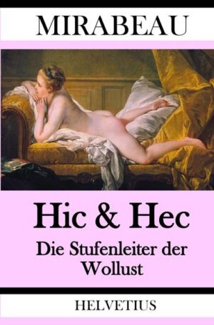 Honoré Gabriel Victor de Riqueti, Marquis de Mirabeau (1749-1791) war ein französischer Politiker, Physiokrat, Schriftsteller und Publizist in der Zeit der Aufklärung. Er beteiligte sich an der Französischen Revolution und nahm bis zu seinem plötzlichen Tod einflussreiche Positionen ein. Wie andere Aufklärer, stellte Mirabeau die britische konstitutionelle Monarchie mit den Bill of Rights als Vorbild für ein anzustrebendes Gesellschaftsmodell dar. Zu seinen Vorstellungen einer zivilisierten Gesellschaft gehörte auch die jüdische Emanzipation. Parallel zu seinen politischen Aktivitäten fertigte der schriftstellerisch begabte Mirabeau im Verborgenen einige erotische Werke an, die bis heute einen großen Anklang finden. Seine Romane gehören zu den freizügigsten erotischen Büchern der Aufklärung, mit denen Mirabeau für sexuelle Freiheit und Selbstbestimmung der Geschlechter plädiert sowie für die Notwendigkeit einer Verbindung zwischen geistiger mit körperlicher Liebe.