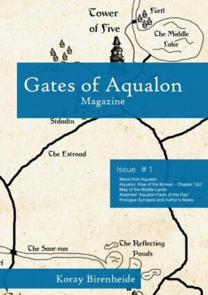 Gates of Aqualon is a magazine that accompanies the publication of "Aqualon, Rise of the Broken" and future novels based on the world of Aqualon. Here you will find the newest book chapters, author's commentaries, exclusive short stories, Aqualon Facts of the Day, and much more. You can read new chapters of "Aqualon, Rise of the Broken" on www.gates- of- aqualon.com and find many in- depth articles about the world of Aqualon on World Anvil: www.worldanvil.com/w/aqualon- IsaNite .