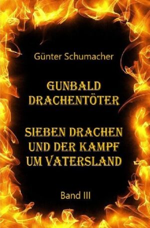 In Ludien ausgebildet und gestählt, die Prüfungen bestanden, ist nun die Zeit gekommen, wo Gunbald sich seiner Bürde stellt und die Gemeinschaft der Sieben gegen die letzten sieben Drachen von Vatersland zu Felde zieht. Zugleich erhebt sich der Osten, führt Lord Draan seinen heimtückischen Plan aus und greift den Westen an. Im Feuer des Schicksals schmieden Flammen, Hitze und Glut, formen eiserner Wille, unerschrockener Mut und ein brennendes Herz, einen neuen jungen Helden, Hoffnungsträger für die Menschen und alle freien Völker, und so ertönt auf dem Schlachtfeld angstvoll in schier auswegloser Situation, der Niederlage nahe, laut der Ruf nach Gunbald Drachentöter: "Haltet Ausschau! Ab dem Tag, wo die Gemeinschaft Ludien verlassen hat! Haltet Ausschau! Auf dem Schlachtfeld, wenn sich das Böse aus dem Osten gegen euch stellt! Haltet Ausschau! Zur rechten Zeit kehren wir zurück und nimmer sollen unserer Klingen ruhen, bis auch der letzte dunkle Schatten seiner Heerschaaren, bis Lord Draan selbst endgültig vernichtet ist!" Werden Gunbald und seine Gemeinschaft rechtzeitig eintreffen? Wird er seine Bürde erfüllen können? Und was wird aus Goldauge werden? Muss er auch ihn töten?