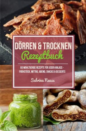 Du bist auf der Suche nach köstlichen Rezepten zum Dörren und Trocknen? In diesem Dörren Kochbuch erwarten dich mehr als 60 neue Dörren Rezepte für jeden Anlass, die sich einfach und schnell umsetzen lassen. Hier nur ein paar der Rezepte aus dem Dörren Buch: - Aprikosen Kürbis Chutney - Bananen Chipsletten - Pesto aus Dörrgemüse - Wirsing-Taler - Gedörrtes Rindfleisch - Diverse Fleischgerichte, Fischgerichte vieles mehr - alles mithilfe vom Dörrgerät! Es erwartet dich ein bunter Mix an Rezepten, bei welchen für jeden etwas dabei ist! Egal ob Frühstück, Mittag, Abend, Snack oder Dessert - hier wird mit Sicherheit jeder fündig! Die Gerichte aus dem Dörren Kochbuch sind sehr alltagstauglich und lassen sich zubereiten, ohne dafür Stunden in der Küche zu stehen. Sichere dir jetzt dein Dörr Rezeptbuch und komme schon bald in den Genuss der kulinarischen Vielfalt des Dörren und Trocknens! ( Dörr Kochbuch / Dörr-Rezepte / Dörrautomat / Dörrgerät )