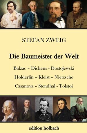 «Innerhalb der darstellenden Reihe Die Baumeister der Welt, mit der ich versuche, den schöpferischen Geistwillen in seinen entscheidenden Typen und diese Typen wiederum durch Gestalten zu veranschaulichen, bedeutet dieser dritte Band gleichzeitig Gegenspiel und Ergänzung der vorangegangenen. Der Kampf mit dem Dämon zeigte Hölderlin, Kleist und Nietzsche als dreifach abgewandelte Wesensform der von dämonischer Macht getriebenen tragödischen Natur, die ebenso über sich selbst wie über die reale Welt hinaus dem Unendlichen entgegenwirkt. Die Drei Meister veranschaulichten Balzac, Dickens und Dostojewski als Typen der epischen Weltgestalter, die im Kosmos ihres Romans eine zweite Wirklichkeit neben die schon vorhandene setzen. Der Weg der Drei Dichter ihres Lebens führt nun nicht wie bei jenen ins Unendliche hinaus und nicht wie bei diesen in die reale Welt, sondern einzig in sich selbst zurück. […] . Diesen Typus des selbstbeschäftigten subjektivistischen Künstlers und seine entscheidende Kunstform, die Autobiographie, an drei Gestalten, Casanova, Stendhal, Tolstoi, darzutun, bedeutet den Versuch und das Problem dieser dritten Folge.» Stefan Zweig