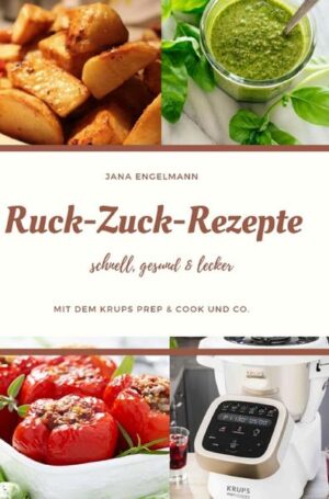 In diesem Buch finden Sie tolle, leckere Rezeptideen nur für den Krups Prep & Cook! Die „Preppy“, wie sie auch liebevoll von ihren Fans und somit auch von mir genannt wird, richtet sich an alle, die wenig Zeit, aber großen Hunger auf frisch gekochte Mahlzeiten haben. Die simple Handhabung macht einfach Spaß und holt auch unerfahrene Köche in die Küche. Ich hoffe, dass ich mit meinen Rezepte dazu beitragen kann.