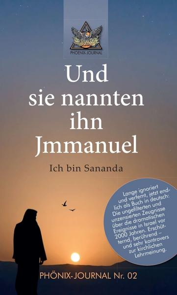 Lange ignoriert und verfemt, jetzt endlich als Buch in Deutsch: Dieses Phönix-Journal Nr. 02 enthält die ungefilterten und unzensierten Zeugnisse über die dramatischen Ereignisse in Israel vor 2000 Jahren. Erschütternd, berührend-und sehr kontrovers zur kirchlichen Lehrmeinung. Unter schwierigsten Bedingungen hat diese Schrift den Weg in die Öffentlichkeit gefunden. Jesus Sananda Jmmanuel sagt dazu in der Einleitung: „Das folgende Dokument wurde Übersetzt von Schriftrollen, die in Eurem Jahr 1963 von einem katholischen Priester griechischer Herkunft ans Licht gebracht wurden. Die Schriften wurden meistens mit mir an der Seite aufgezeichnet. Diese Schrift beweist zweifelsfrei, dass die falschen Glaubenslehren der Religionen jeglicher Wahrheit entbehren und dass sie die verantwortungslosen Machenschaften skrupelloser Kreaturen sind, die teilweise vom „Heiligen Stuhl“ angeheuert wurden.“ Allein mit diesen Worten zeigt Jesus Sananda Jmmanuel, dass er nicht den Zerrbildern des weichgespülten „Softie“ entspricht. Er ist damals gekommen-wie es im Buch heißt-, „das Schwert der Wahrheit und des Wissen und der Kraft des Geistes, die dem Menschen inne wohnt“ zu überbringen. Die Inhalte dieses Buches verschaffen z.B. Klarheit darüber, was er gelehrt und vorgelebt hat, warum sein Name in „Jesus“ abgeändert wurde, wer seine Lehrer waren, warum er den Weg der Kreuzigung gegangen ist, wer die wirklichen Verräter waren und viele-prophetische-Einzelheiten über sein Versprechen, wieder zu uns zurückzukehren. Es sind Worte von großer Kraft und Weisheit. Wer bereit ist, sich mit dem Herzen auf den „Geist“ dieser Texte einzulassen, wird mit tiefen Erfahrungen der Erkenntnis beschenkt.