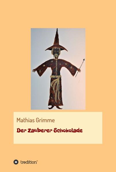 Der Zauberer Schokolade ist von Kopf bis Fuß, ja von den Haarspitzen bis zu den Zehennägeln, aus Schokolade. Er wohnt in der Zaubererwelt hinter den sieben Himmeln. Eines Tages jedoch verschlägt es ihn mit seiner Zauberrakete unversehens in die Menschwelt, wo niemand mehr an Zauberer glaubt. Hier ist darum die Luft zum Zaubern zu dünn. Ohne seine Zauberkraft aber scheint es für den Zauberer Schokolade kein Zurück in die Zaubererwelt zu geben. Oder können ihm vielleicht die Zwillinge Carolin und Markus helfen?